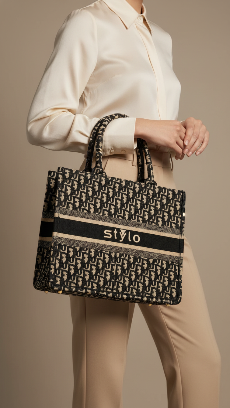 Black Formal Hand Bag P36336