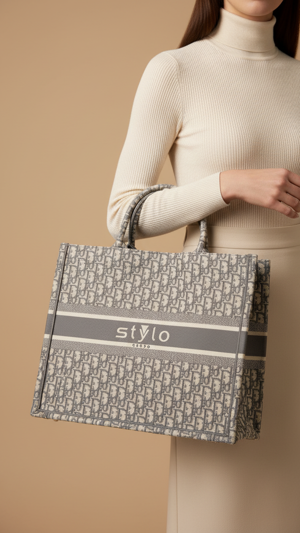 Blkwht Formal Hand Bag P36337