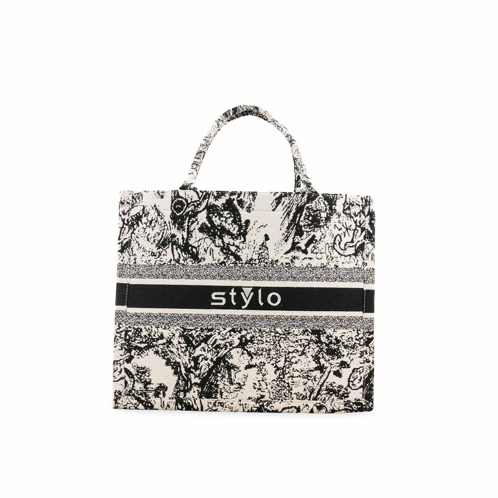 White Formal Hand Bag P36337