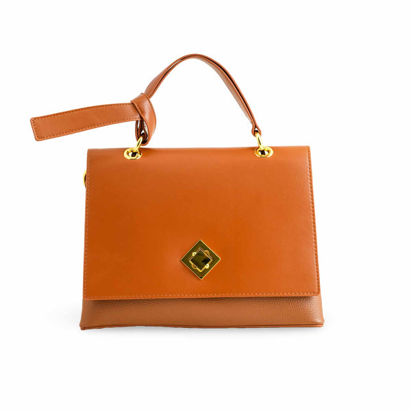 Brown Formal Shoulder Bag P36338