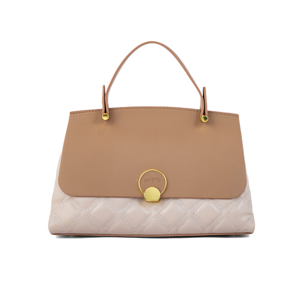 Khaki Formal Shoulder Bag P36339