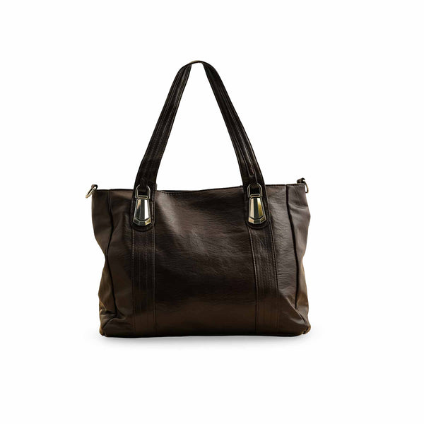 Brown Formal Shoulder Bag P36345