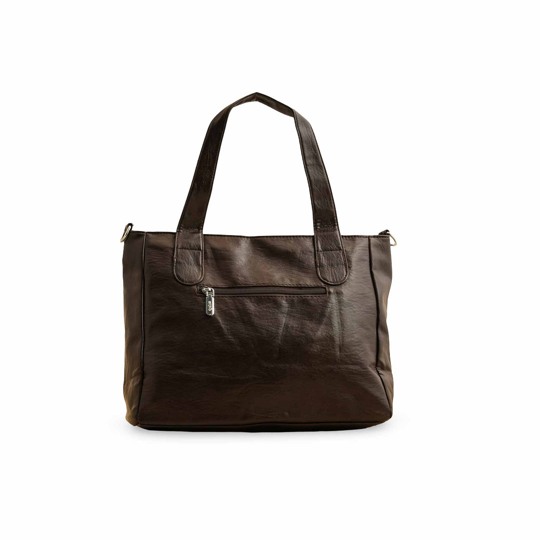 Brown Formal Shoulder Bag P36345