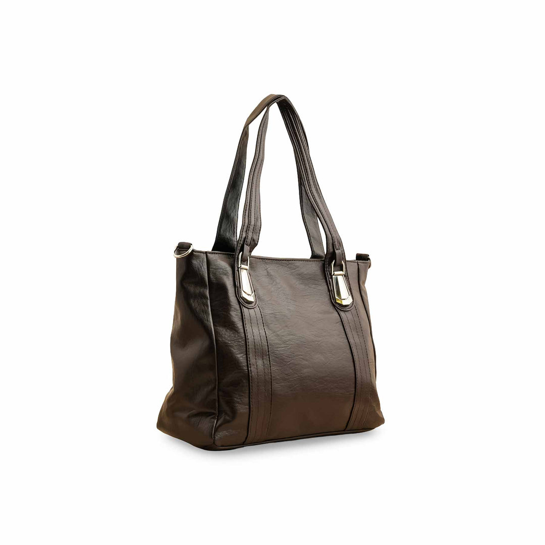 Brown Formal Shoulder Bag P36345