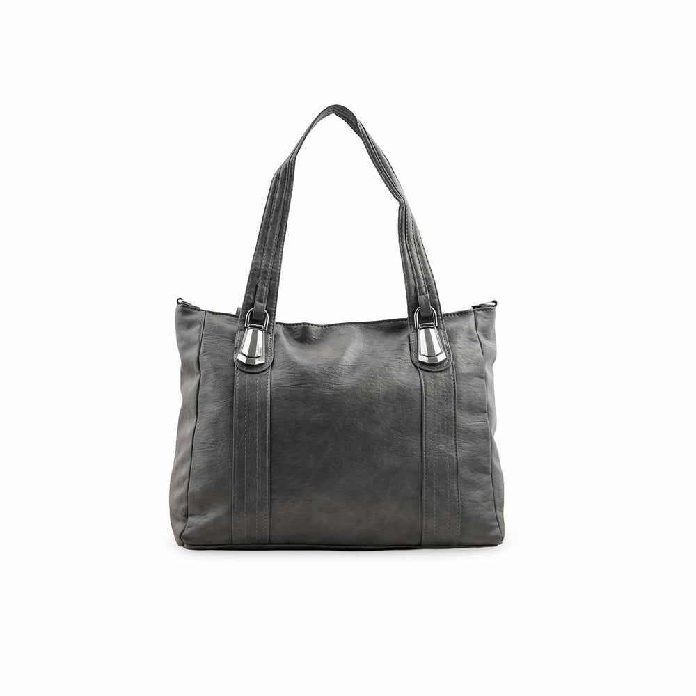 Grey Women Formal Shoulder Bag P36345