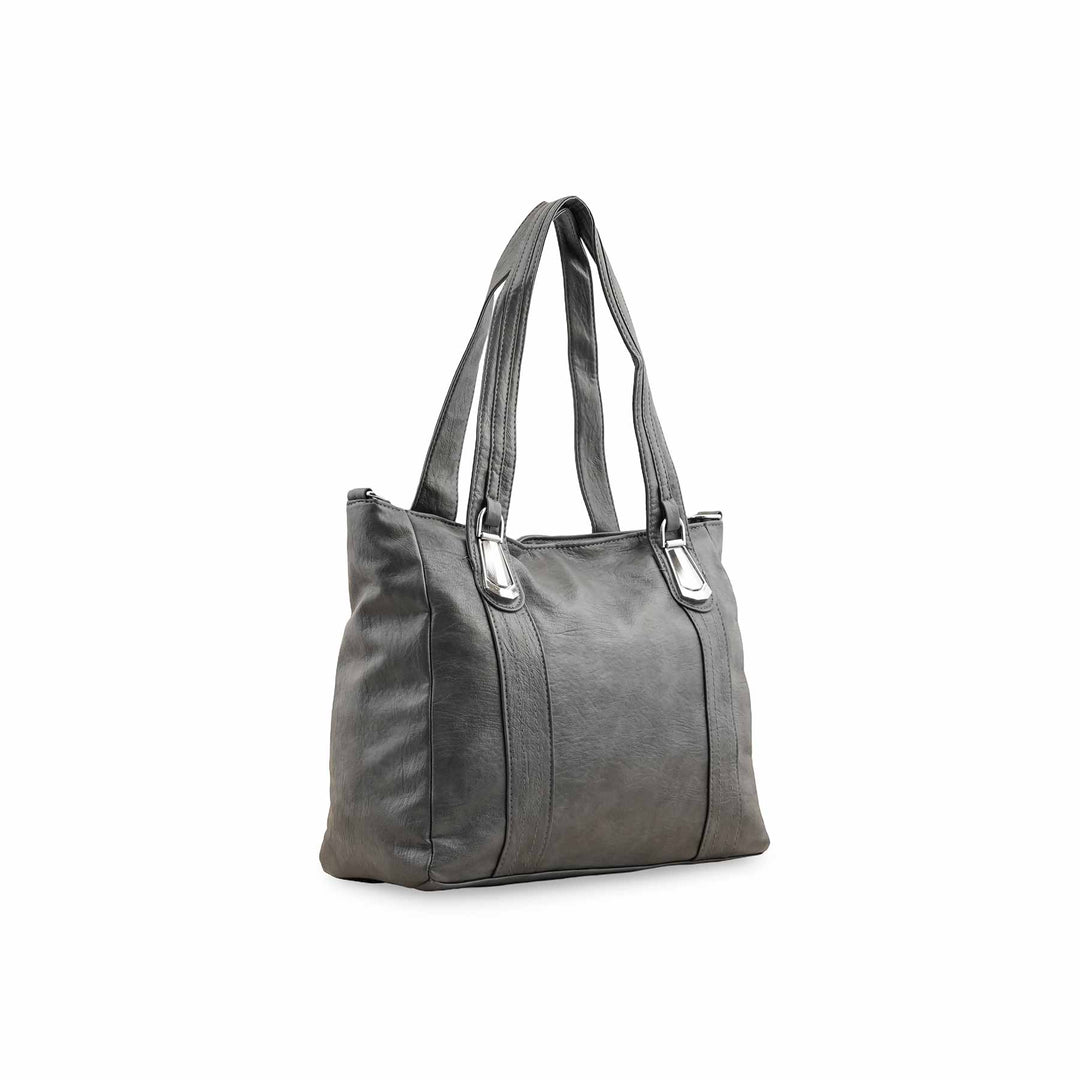 Grey Women Formal Shoulder Bag P36345