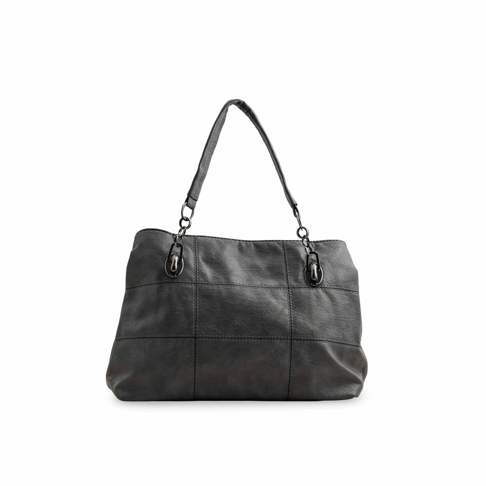 Grey Formal Shoulder Bag P36347