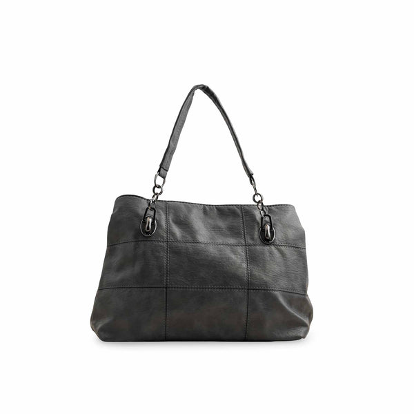 Grey Formal Shoulder Bag P36347