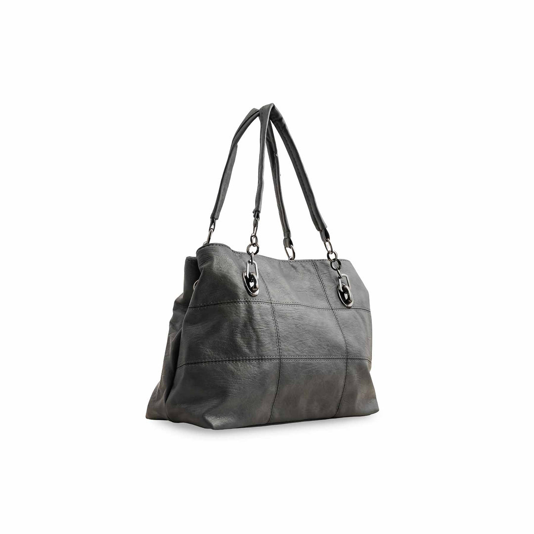 Grey Formal Shoulder Bag P36347