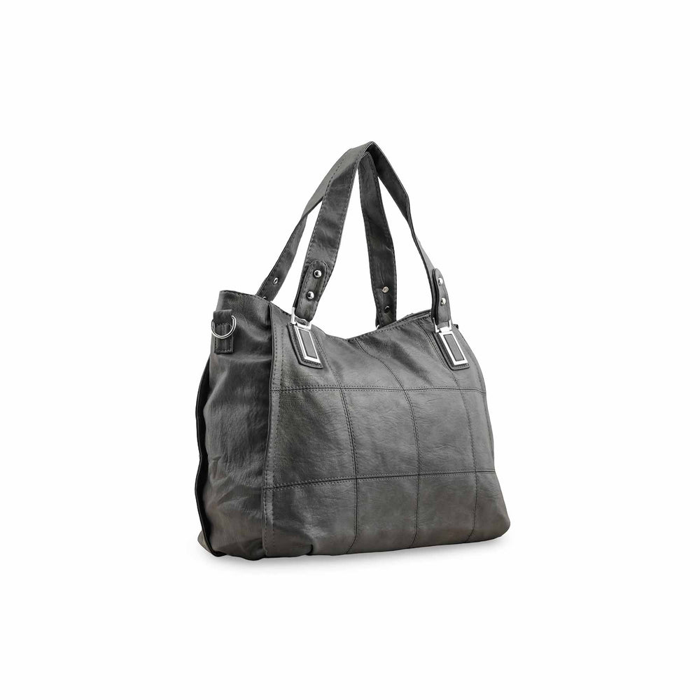 Grey Formal Shoulder Bag P36348