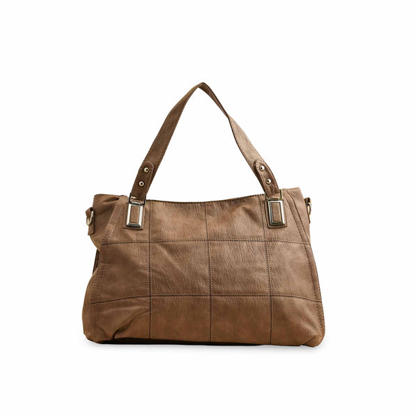 Khaki Formal Shoulder Bag P36348