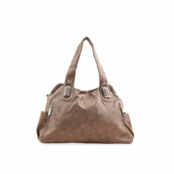 Khaki Formal Shoulder Bag P36352