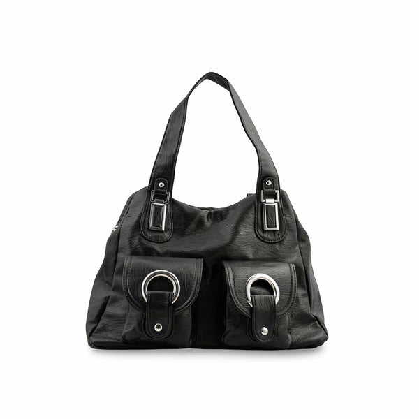 Black Formal Shoulder Bag P36353
