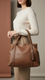 Khaki Formal Shoulder Bag P36354