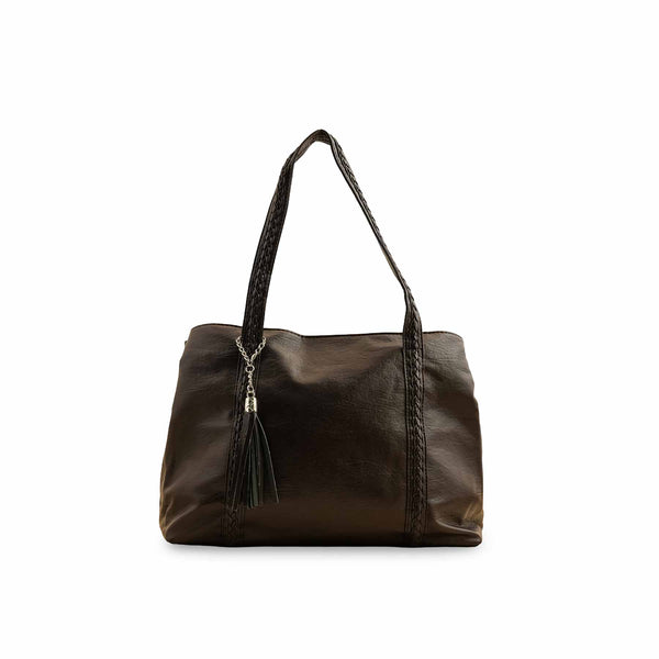 Brown Formal Shoulder Bag P36354