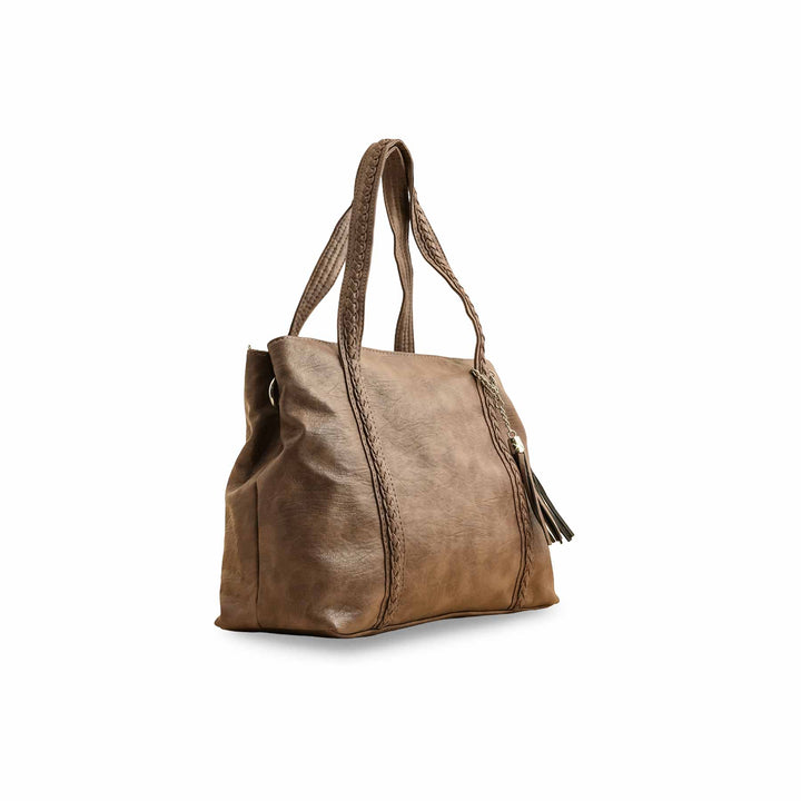 Khaki Formal Shoulder Bag P36354