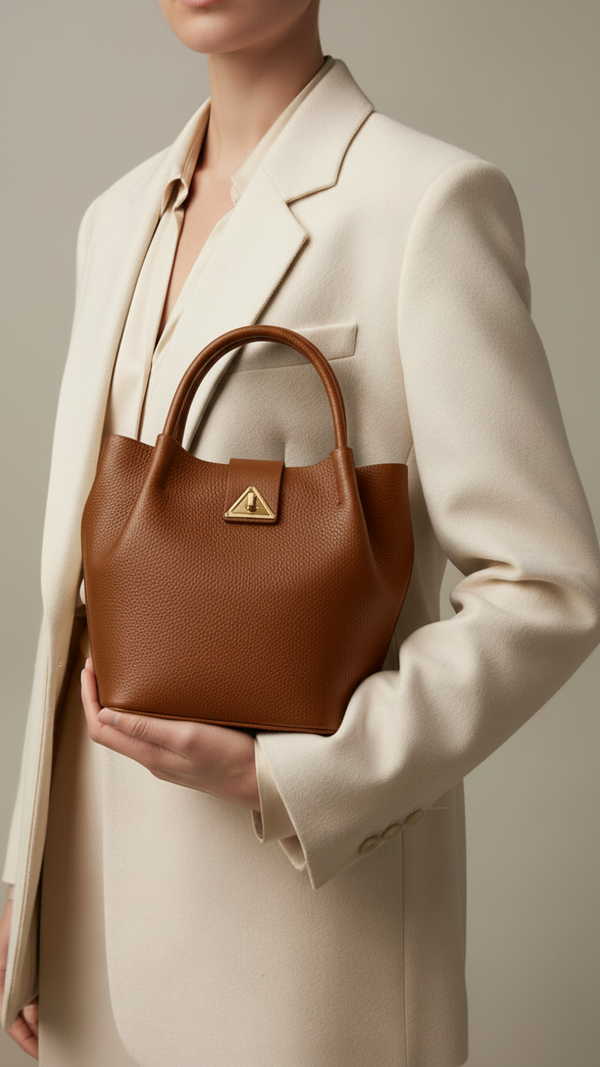 Brown Formal Hand Bag P36355