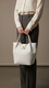 White Formal Hand Bag P36355