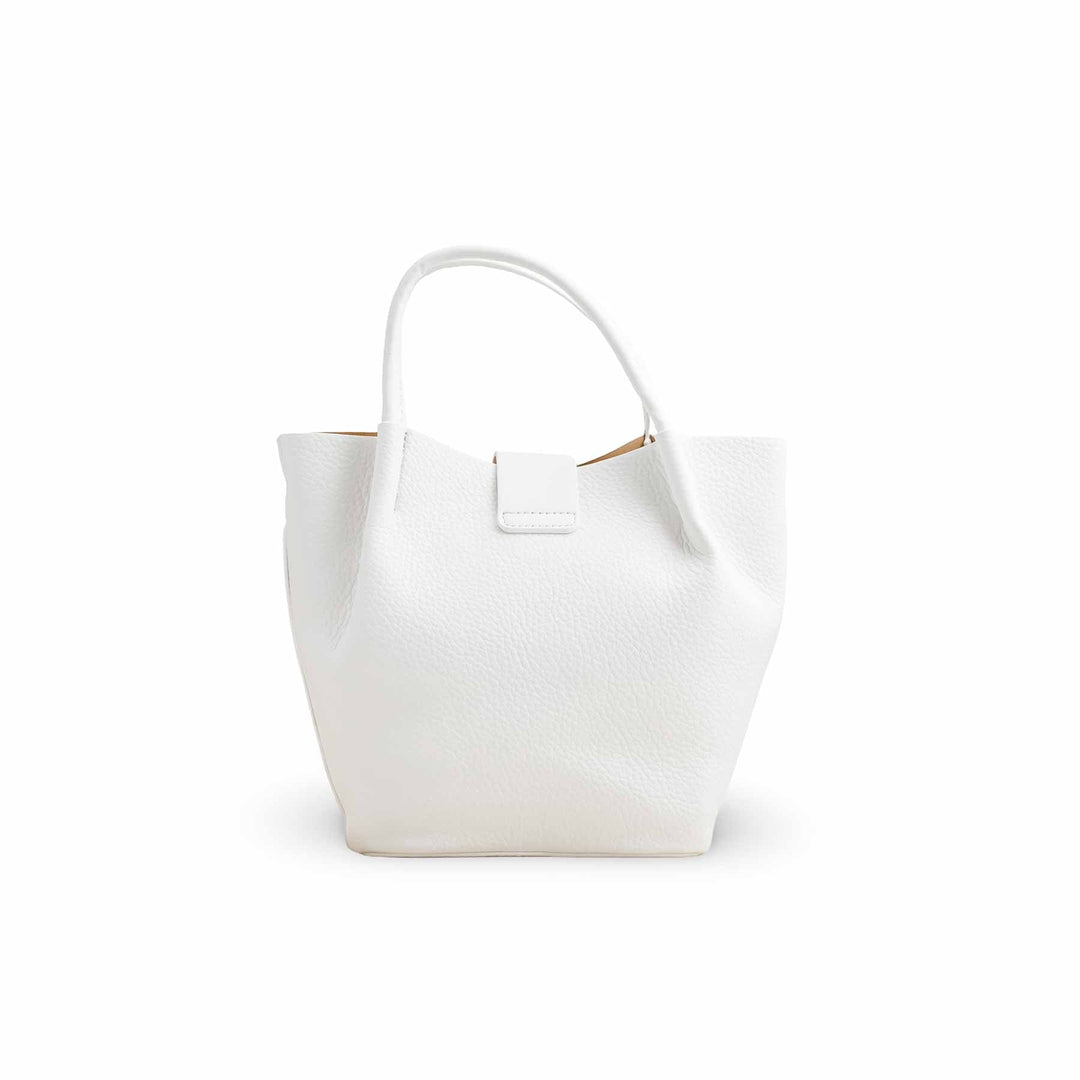 White Formal Hand Bag P36355