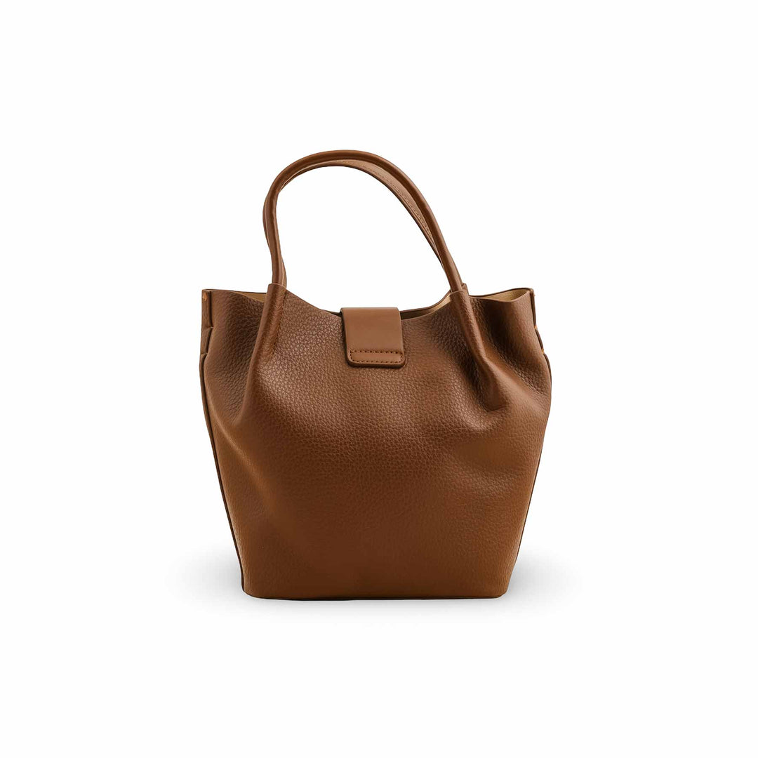 Coffee Formal Hand Bag P36355