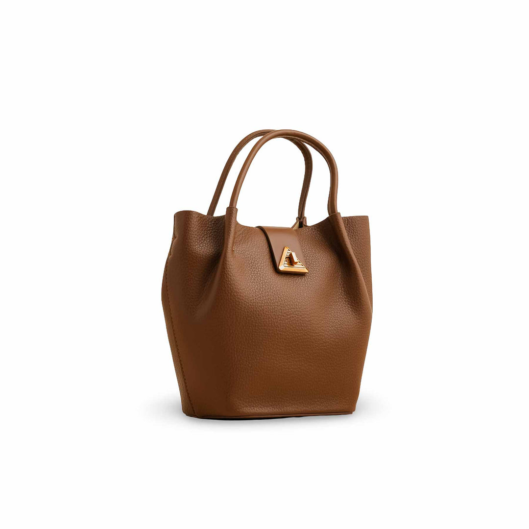 Coffee Formal Hand Bag P36355