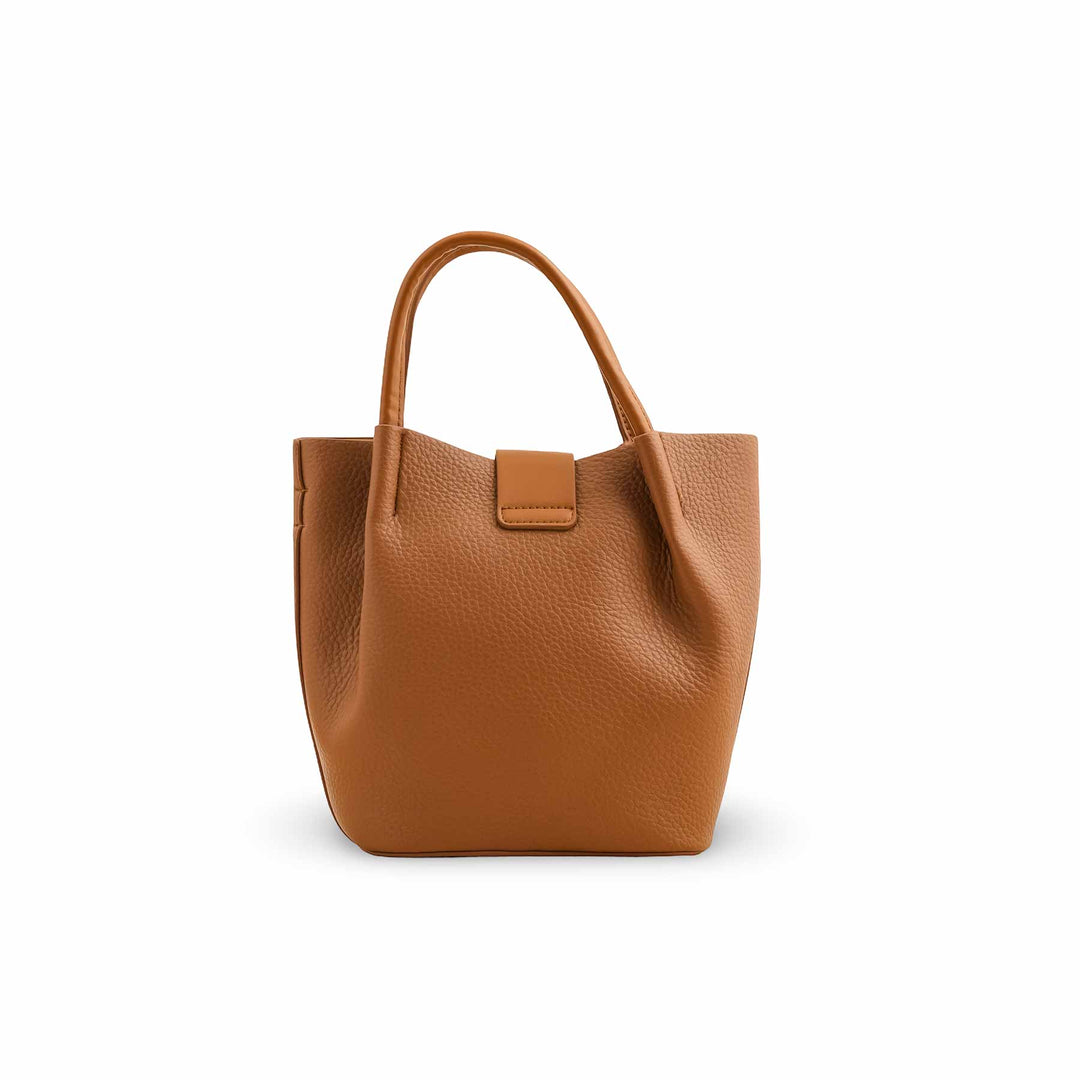 Khaki Formal Hand Bag P36355