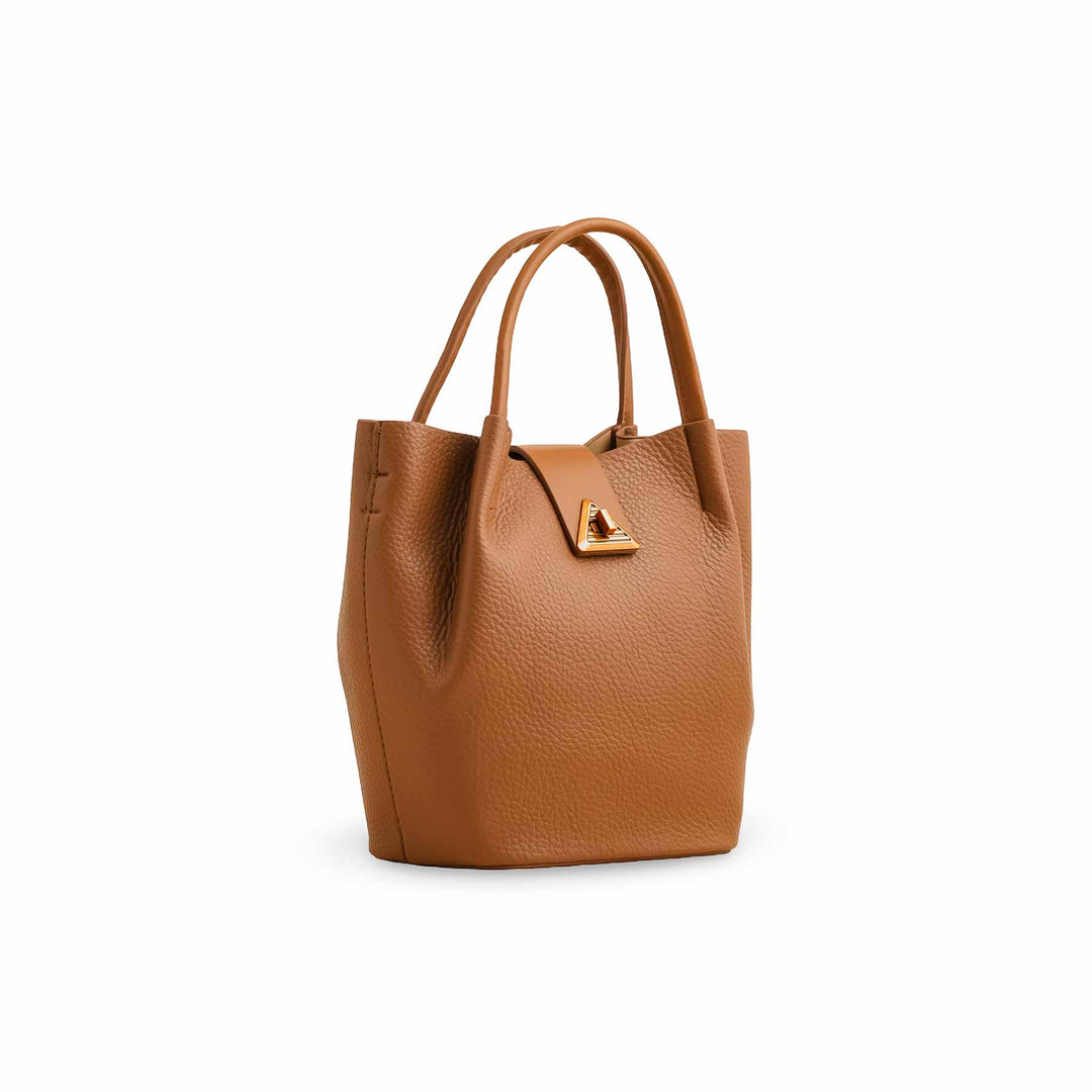 Khaki Formal Hand Bag P36355