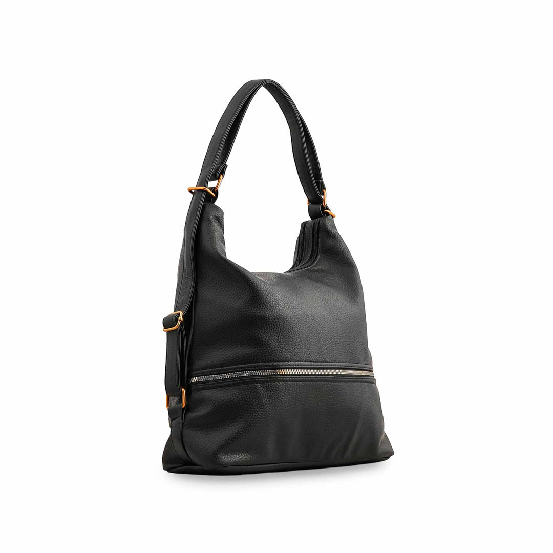 Black Formal Shoulder Bag For Women P36356