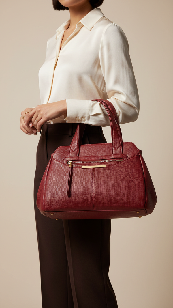 Red Formal Shoulder Bag For Women P36357