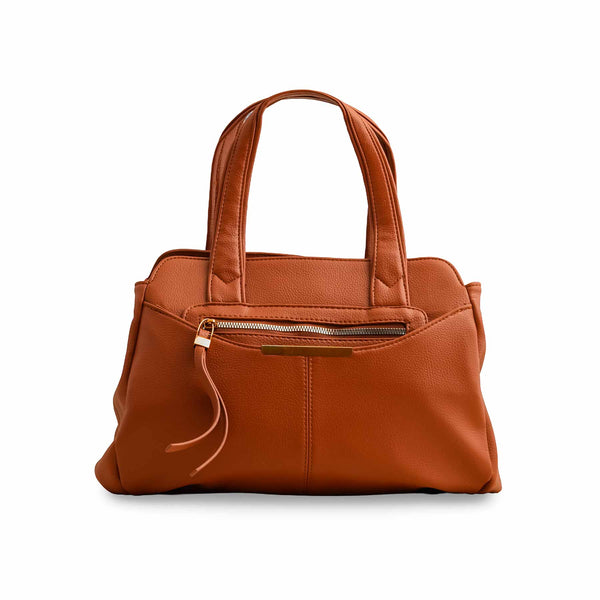 Brown Formal Shoulder Bag For Women P36357