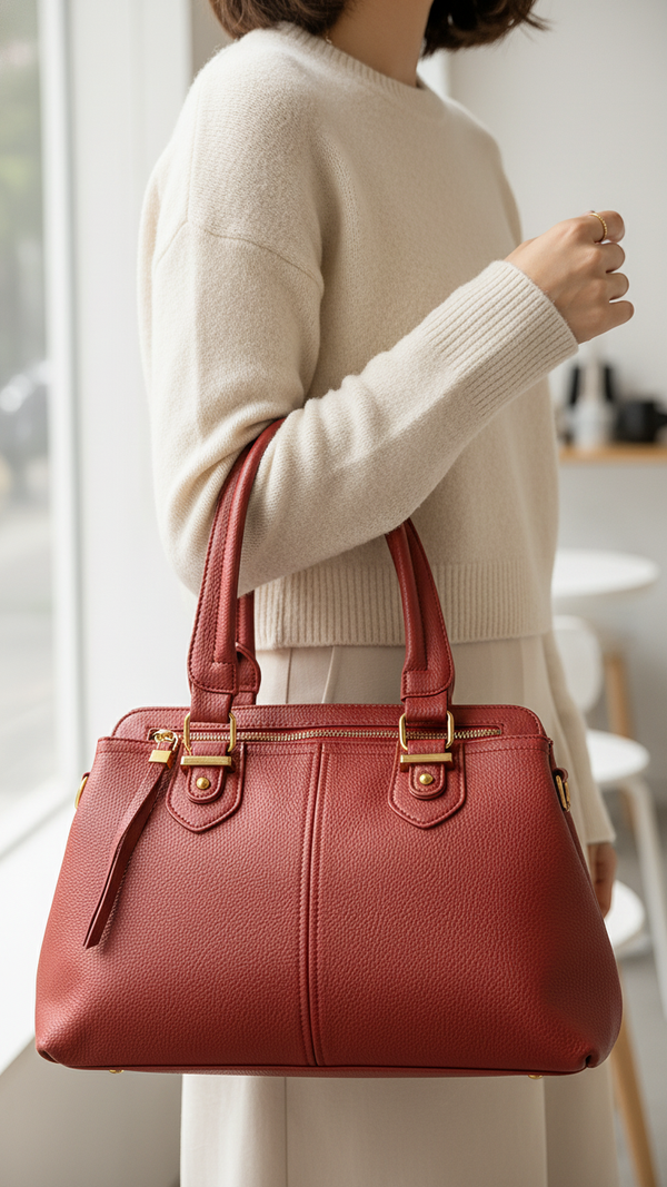 Red Formal Shoulder Bags P36358