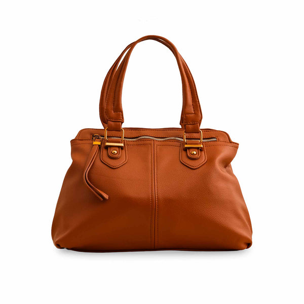 Brown Formal Shoulder Bags P36358