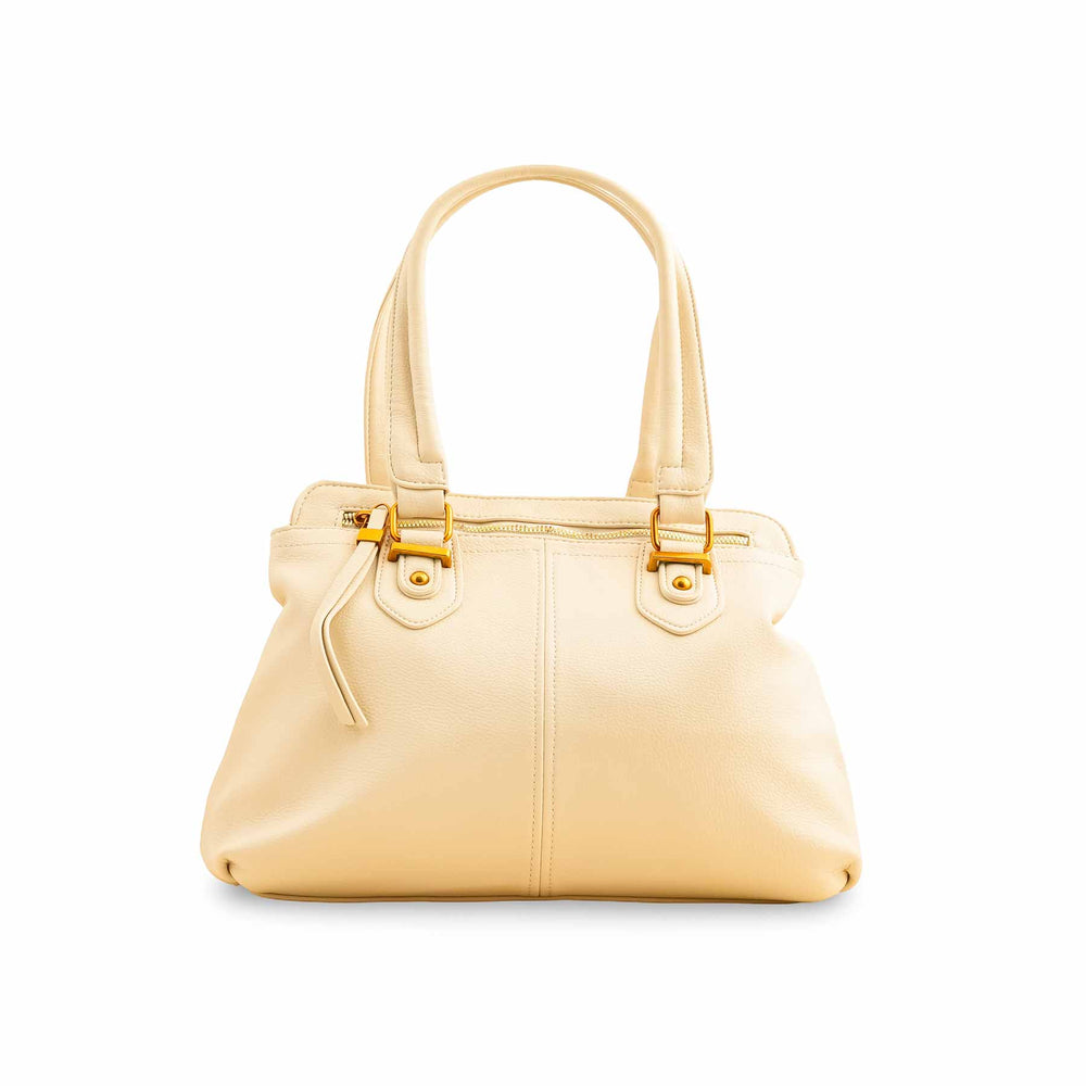 Beige Formal Shoulder Bags P36358