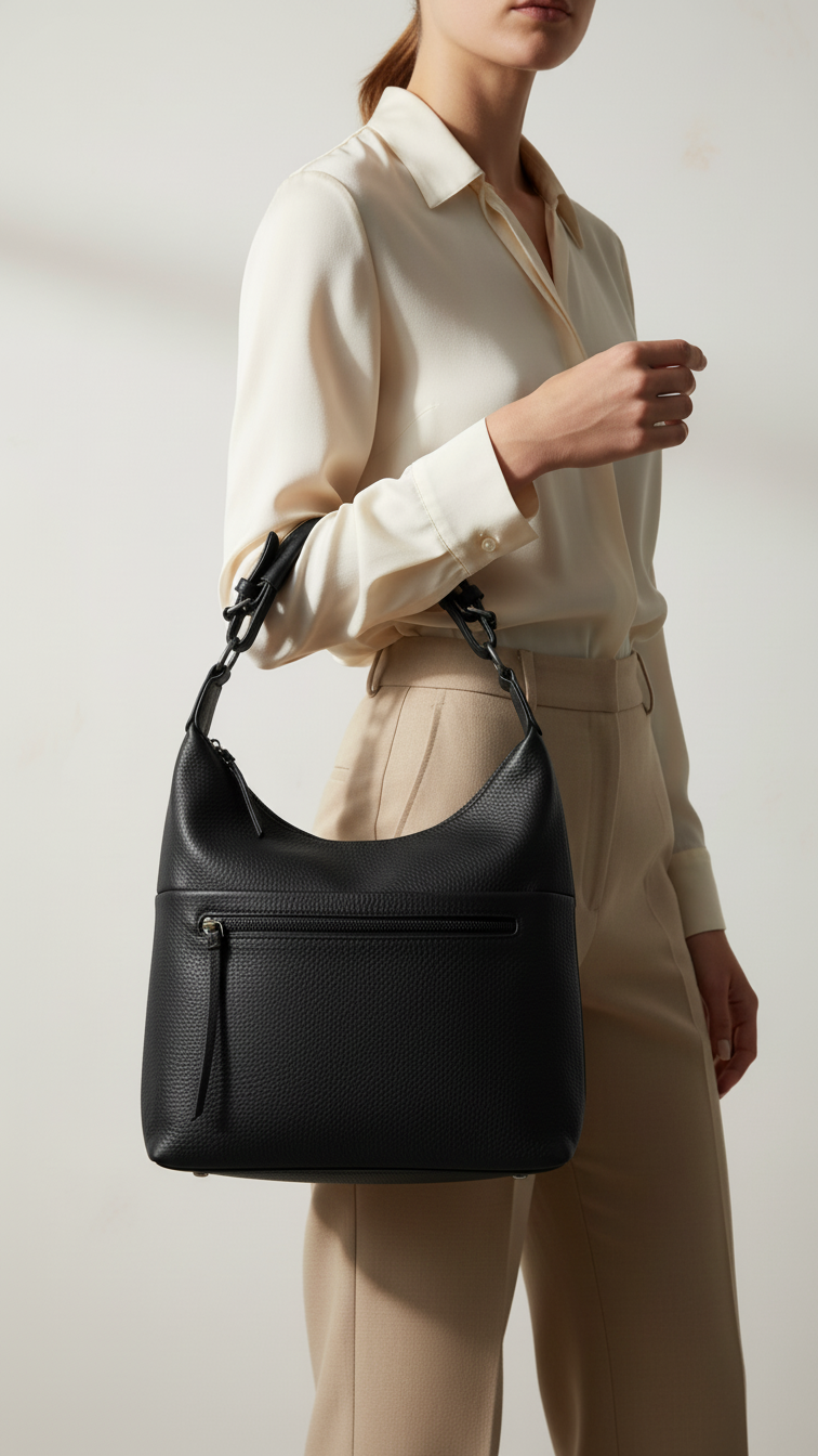 Black Women Formal Shoulder Bag P36359
