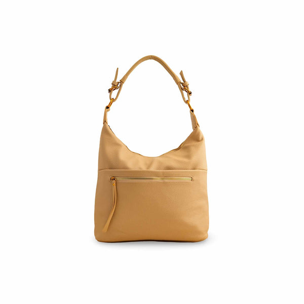 Khaki Women Formal Shoulder Bag P36359