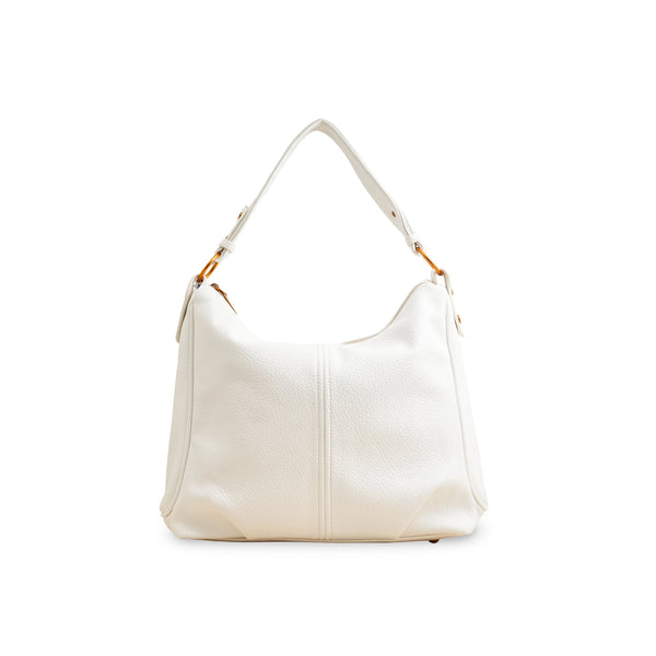 White Formal Shoulder Bag P36360