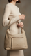 Grey Women Formal Shoulder Bag P36361