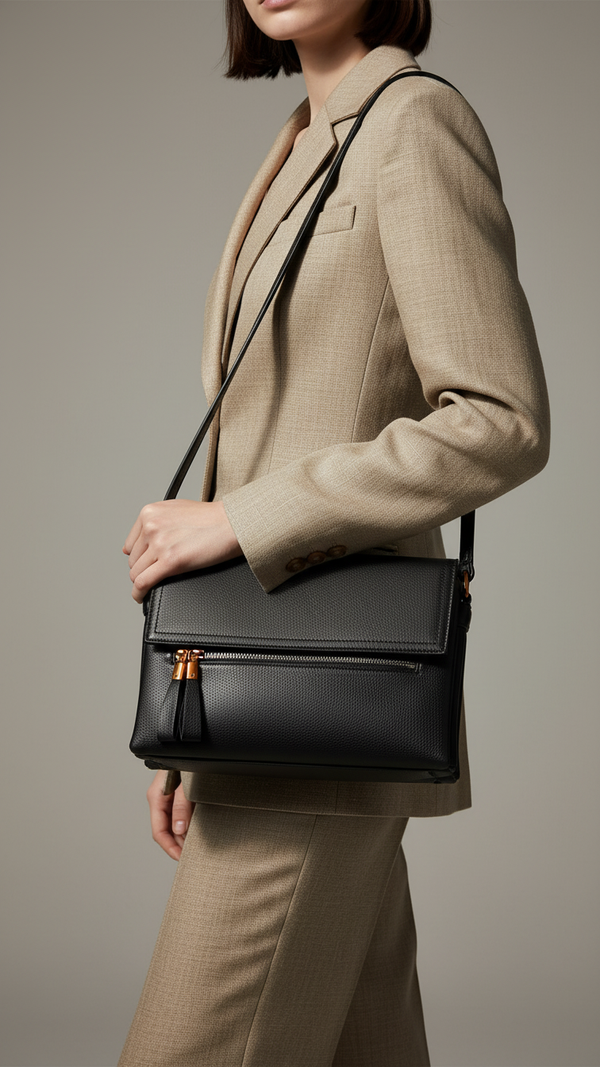 Black Women Formal Shoulder Bag P36362