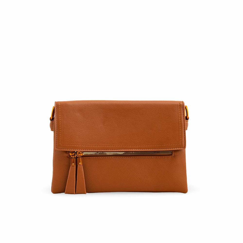 Brown Women Formal Shoulder Bag P36362