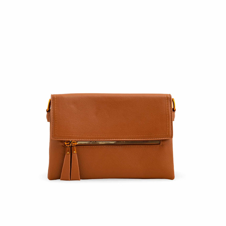 Brown Women Formal Shoulder Bag P36362
