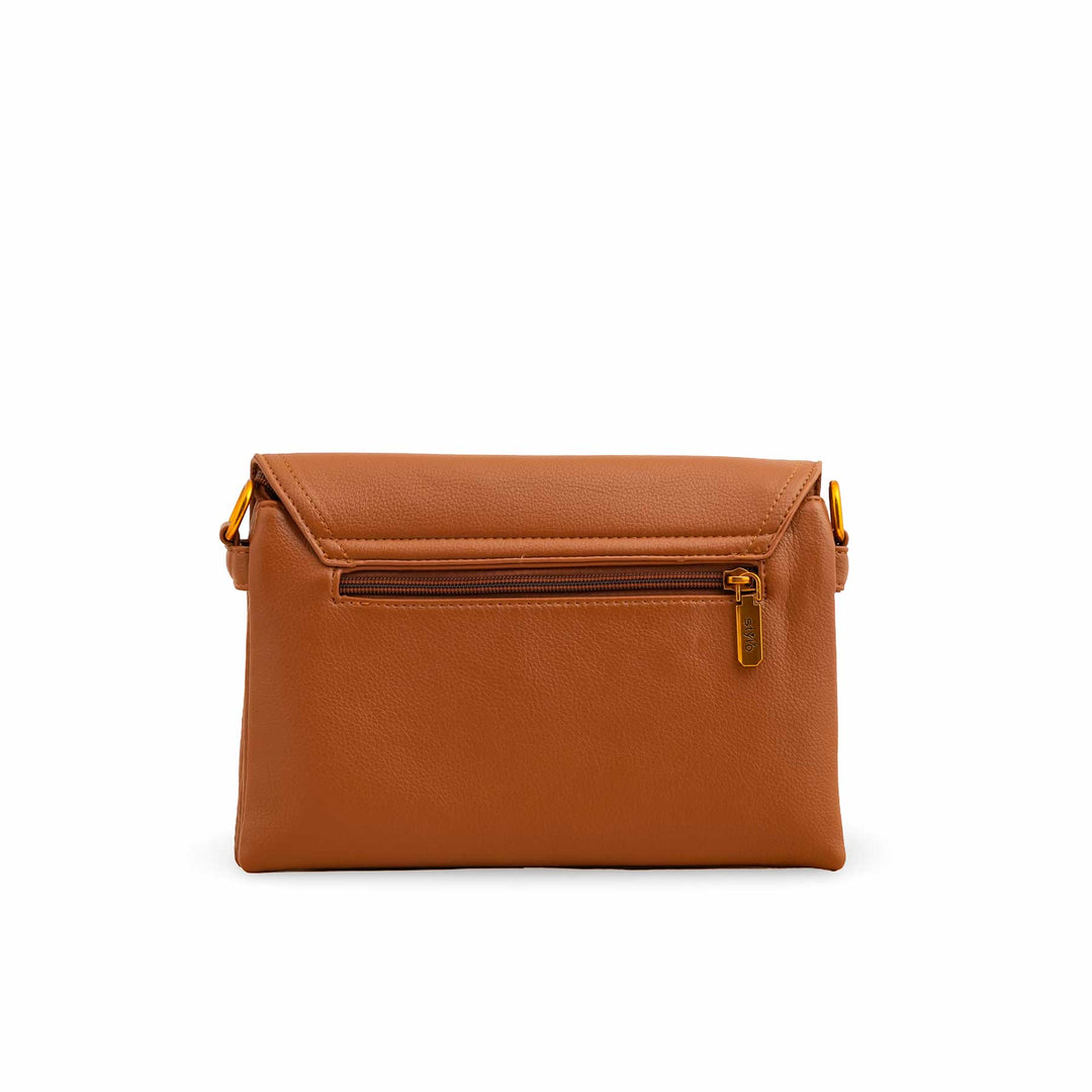 Brown Women Formal Shoulder Bag P36362