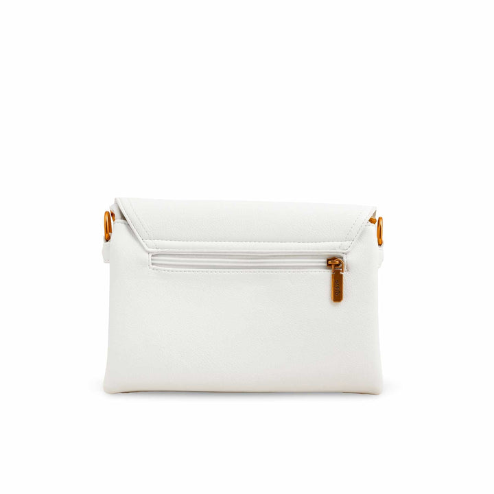 White Women Formal Shoulder Bag P36362