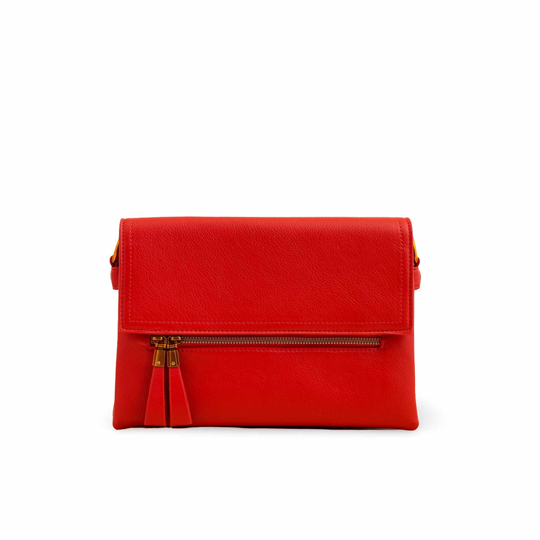 Red Women Formal Shoulder Bag P36362