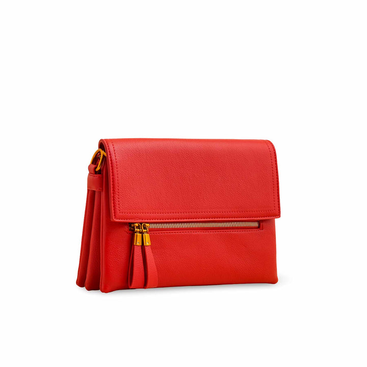 Red Women Formal Shoulder Bag P36362