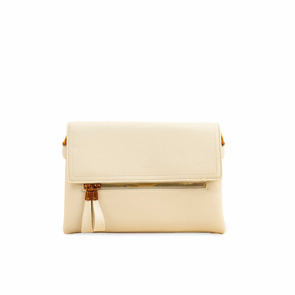 Beige Women Formal Shoulder Bag P36362
