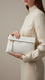 White Women Formal Shoulder Bag P36363