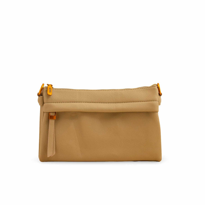Khaki Women Formal Shoulder Bag P36363