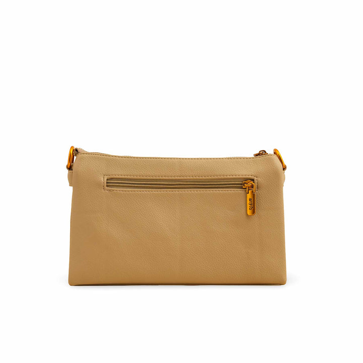 Khaki Women Formal Shoulder Bag P36363