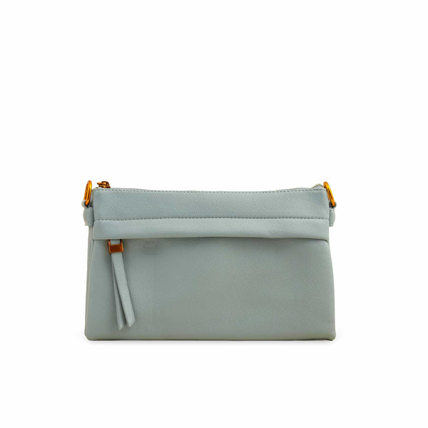 Sky Blue Women Formal Shoulder Bag P36363