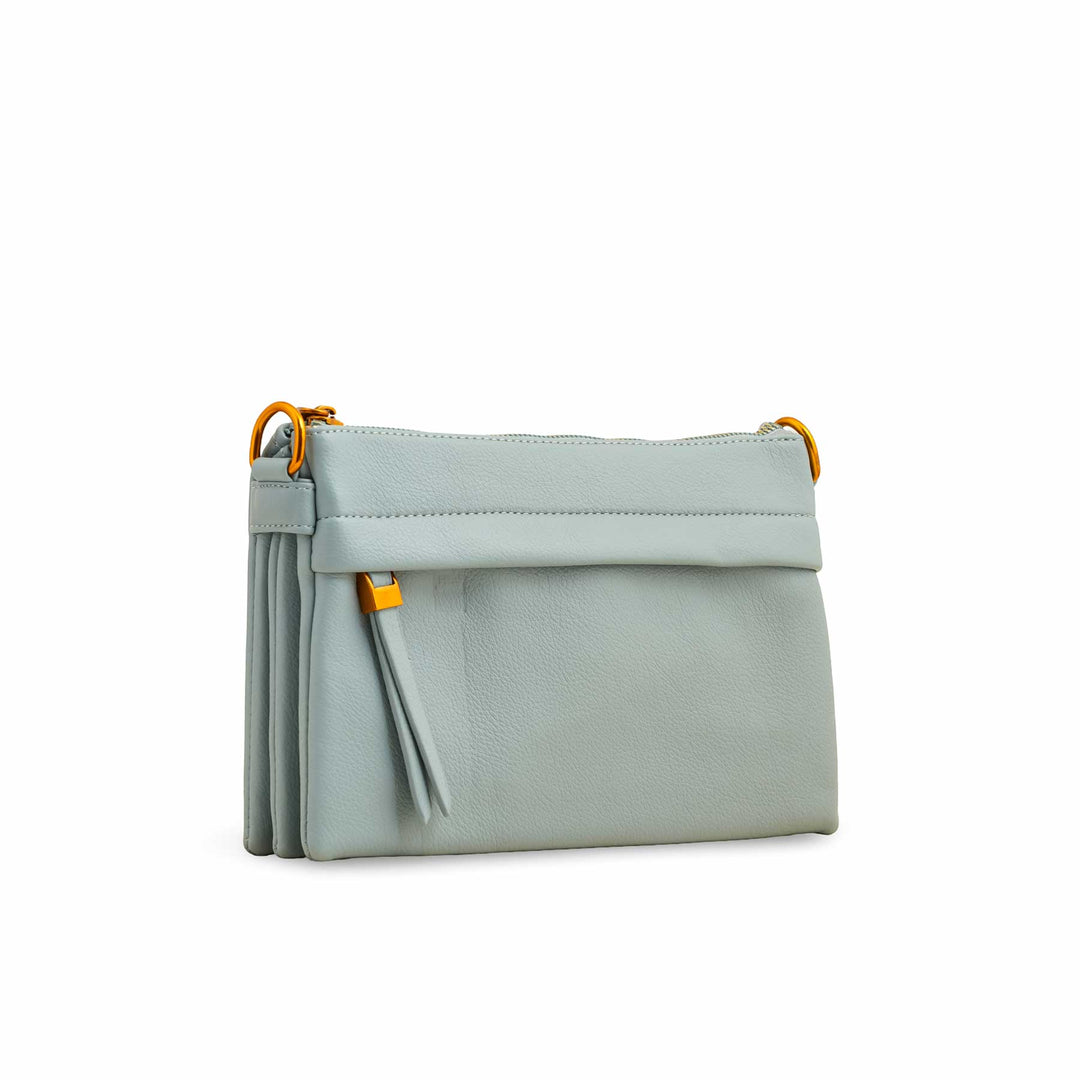 Sky Blue Women Formal Shoulder Bag P36363